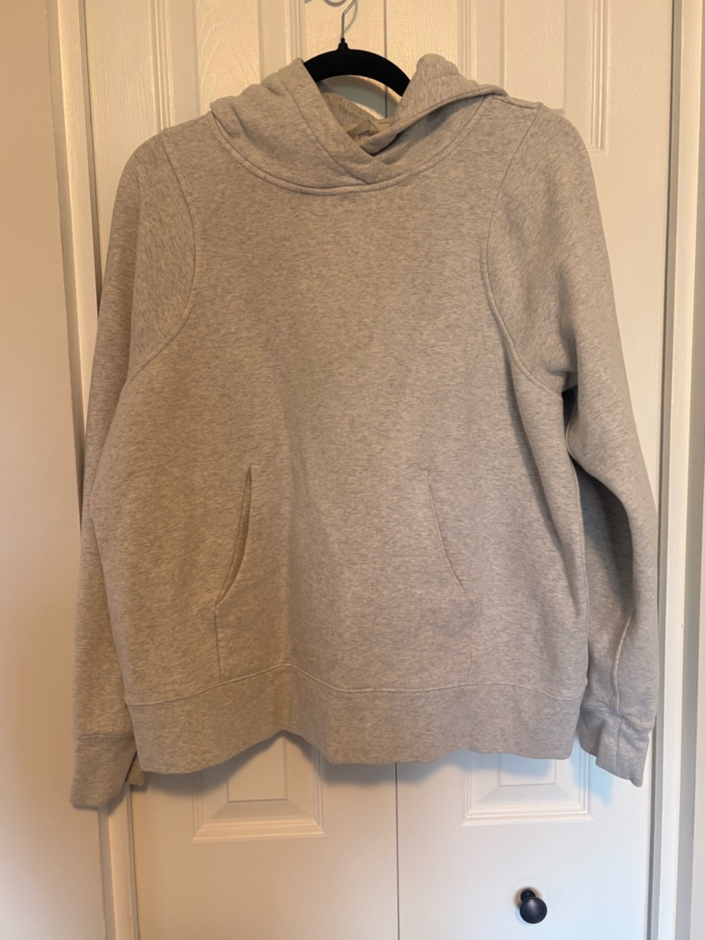 Lululemon Heathered Core Ultra Light Grey Hoodie - size 10